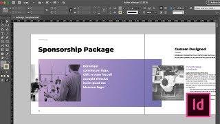 Sponsorship Proposal: Landscape Template for InDesign