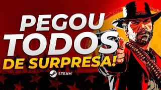 FINALMENTE! Red Dead Redemption 2 + 3 Jogos de R$100 por R$30! Jogo CARO GRÁTIS no FDS da Steam!