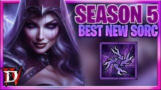 Diablo 4 Season 5 BEST SORC BUILD : Chain Lightning (Season 5 PTR) (nerfed dont play till they fix)