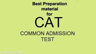 Best CAT 2021 preparation material by 99+ percentiler | iim cat help | preparation material |