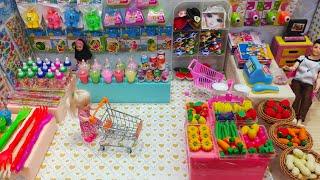 Barbie doll going to craft things super market /Barbie show tamil