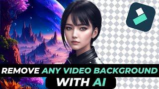 Remove Any Video Background by Filmora 12 AI Tool | 3 AI Ways to Remove and Change Video Background