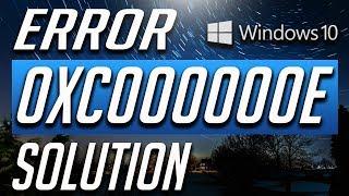 How to Fix Error Code 0xc000000e in Windows 10
