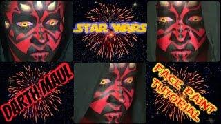 Star Wars: Darth Maul Sith Body Paint Cosplay Tutorial (NoBlandMakeup)