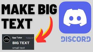 How to Make BIG Text in Discord - Send Bold & Bigger Text on Discord