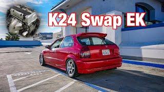 Swapping A K24 into a Civic Hatchback