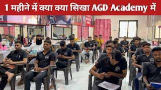 AGD Academy ￼| 1 month mein kya kya Sikha  | salon Academy ￼￼