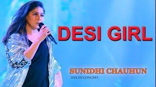 Sunidhi Chauhun || Deshi Girl | LIVE Concert || Kolkata || Creative Video