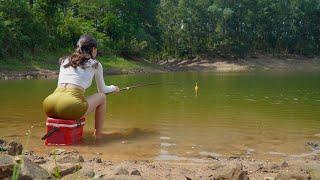 Girl Fishing | Big Fishing Surprise | Best Fishing Videos