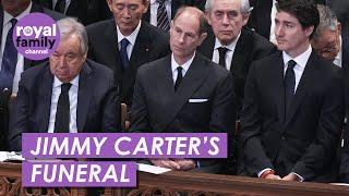 Prince Edward Attends Funeral of Former US President Jimmy Carter