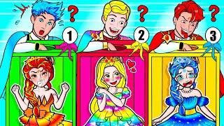 [paper dolls] Fire and Ice Elsa and Rapunzel Princess need New Hair  | Rapunzel Family 놀이 종이