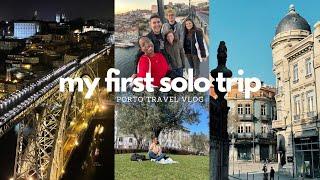 PORTO TRAVEL VLOG | my first solo trip: exploring the city alone, making friends..