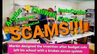 Instacool, Instacooler AC, Chillwell, Chillbreeze, Blast, & Arctic Freeze are  SCAMS!! Fake reviews