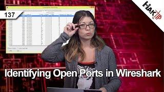 Identifying Open Ports in Wireshark, HakTip 137