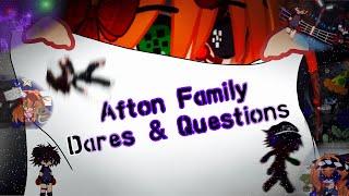Afton Family Dares & Questions! / FNAF