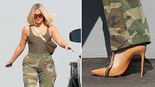 Only Khloe Kardashian Looks THIS Good In Camo Threads And Yellow Heels