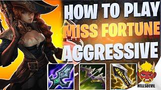 WILD RIFT | How To Play MISS FORTUNE Super Agressive! | Miss Fortune Gameplay | Guide & Build