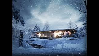 ArchViz Animation CG | Snowy Christmas | Modern Guest Houses