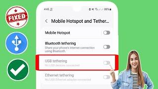 Cara Memperbaiki USB Tethering Tidak Berfungsi Hanya Mengisi Daya di Ponsel |Aktifkan Penambatan USB