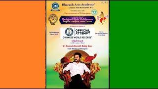 Bharath Arts Academy | Kuchipudi Kala Vaibhavam - Official GUINNESS WORLD RECORDS Attempt | LIVE