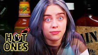 Billie Eilish Freaks Out While Eating Spicy Wings | Hot Ones