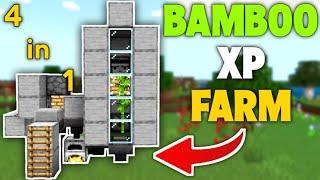 Minecraft : Bamboo XP Farm Tutorial | Bedrock (MCPE,Xbox,PS4,Nintendo Switch,Windows10)