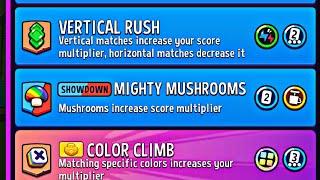 show down & vertical rush share energy daily mode match masters today gameplay