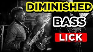 HOW TO APPLY A DIMINISHED  BASS LICK