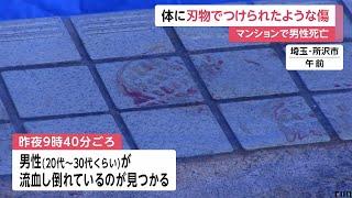 血を流し倒れている男性が見つかり搬送後死亡　事件に巻き込まれたか　埼玉・所沢市