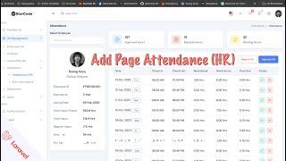Add page Attendance HR Management Laravel 11