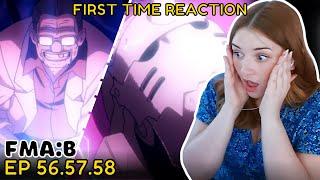 Fullmetal Alchemist: Brotherhood E56-58 | First time REACTION