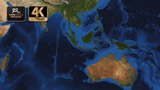 Motion 3d map zoom in, from space zoom to indonesia - Royalty Free by YOUR STOCK FOOTAGE