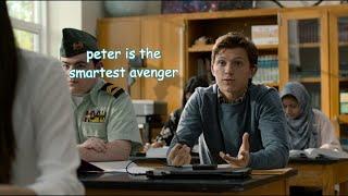 peter parker being smarter than everyone else