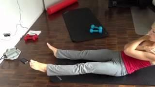 LaraFit - roll down - leg lift