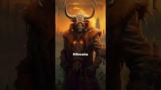 States as Diablo 4 Characters  generated by AI #aiart #midjourney #shorts