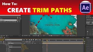 How To: Create Trim Paths (Animated Map Travel Effect)