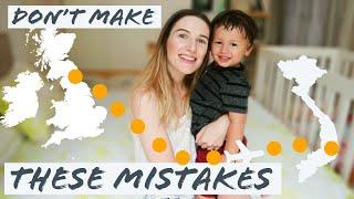 TIPS FOR MOVING WITH KIDS || Living abroad with children || My experience and mistakes