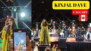 Kinjal Dave Garba Night In Calgary, Canada | KILLOL 2023 | Patel Parth