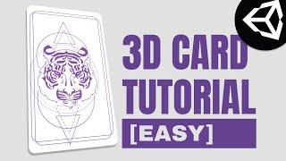 Easiest 3D Card Tutorial in Unity