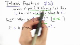 Eulers Theorem Solution - Applied Cryptography