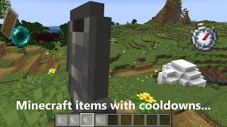 Did you know these Minecraft items have this "Cooldown"..?