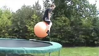 Space hopper fail but with boing sound effects