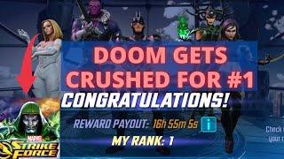 DOOM GETS CRUSHED FOR #1 IN ARENA - MSF - Marvel Strike Force