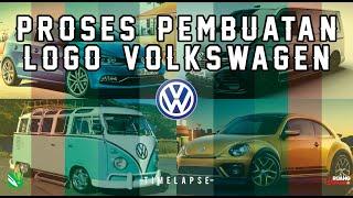 Membuat Logo Volkswagen di Coreldraw | Creating the Volkswagen Logo in Coreldraw | TIMELAPSE