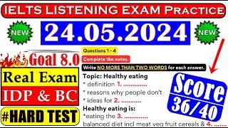 IELTS LISTENING PRACTICE TEST 2024 WITH ANSWERS | 24.05.2024