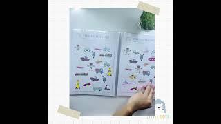 Worksheet Buku Aktivitas Anak Wipe & Clean /Garis & Bentuk LITTLE BOSS