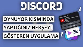 DİSCORD OYNUYOR YERİNİZ'DE YAPTIĞINIZ HERŞEY GÖZÜKSÜN!!!