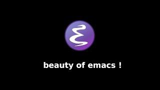 Emacs is perfect, but only if you understand it