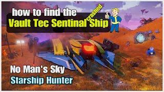 How to Get Crashed Vault Tec Color Sentinal Ship No Man’s Sky full guide