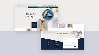Header & Footer Template for Divi’s Cooking School Layout Pack